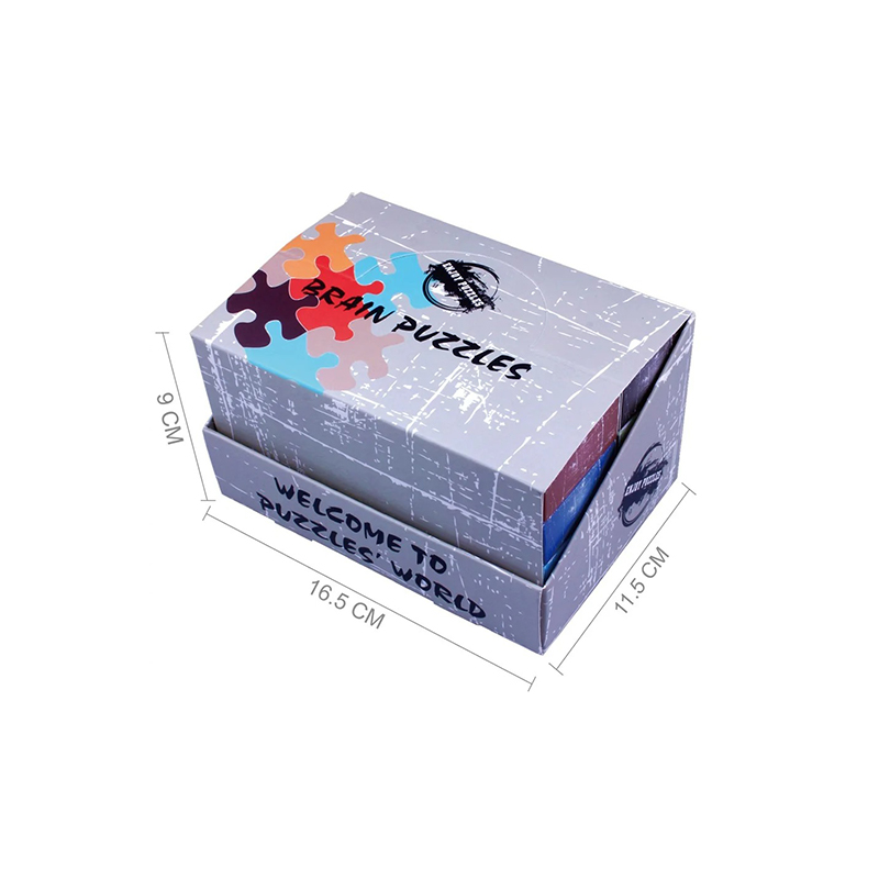 Câu đố thách thức nhận thức kim loại Rail Glide