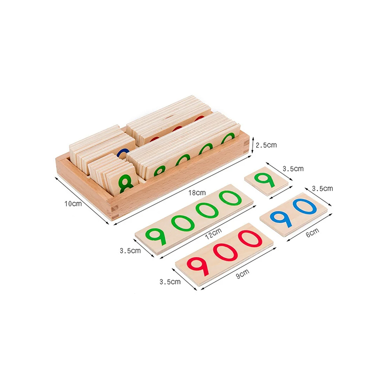 Bộ mô-đun số học Montessori bằng gỗ