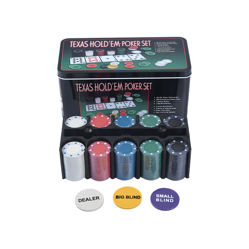 Thiết bị cấp sòng bạc Bộ bài xì phé 200 chip