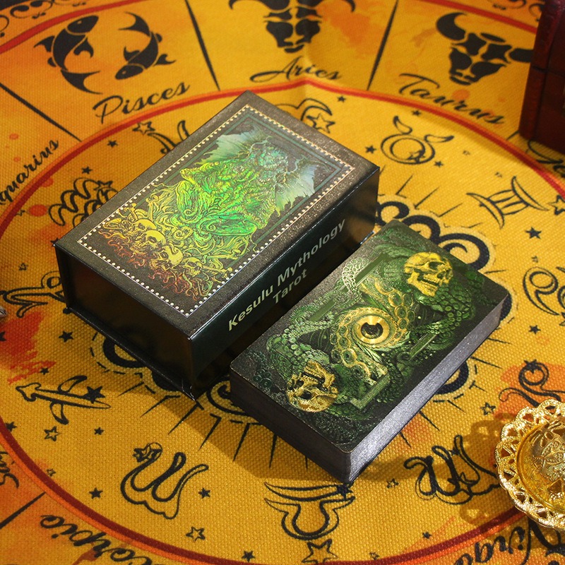 Phiên bản Xanh và Vàng Huyền Bí - Bài Tarot Thần Thoại Kesulu