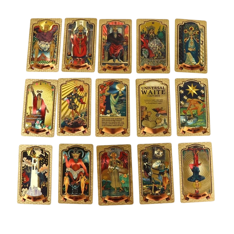 Bộ Bài Tarot Lá Vàng Cao Cấp
