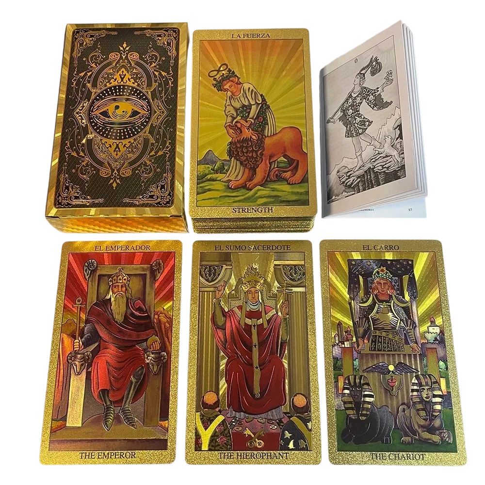 Bộ Bài Tarot Lá Vàng Cao Cấp