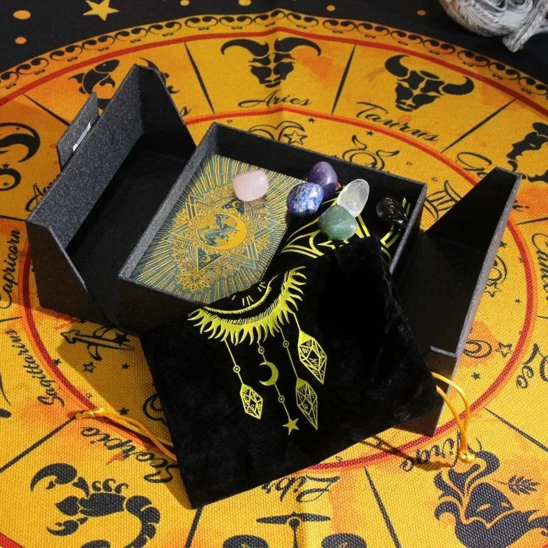 Phiên bản sưu tập theo chủ đề cung hoàng đạo - Mystic’s Treasure Tarot & Crystal Set