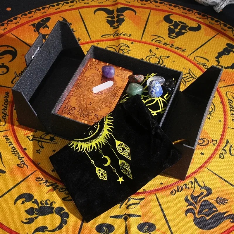 Phiên bản sưu tập theo chủ đề cung hoàng đạo - Mystic’s Treasure Tarot & Crystal Set