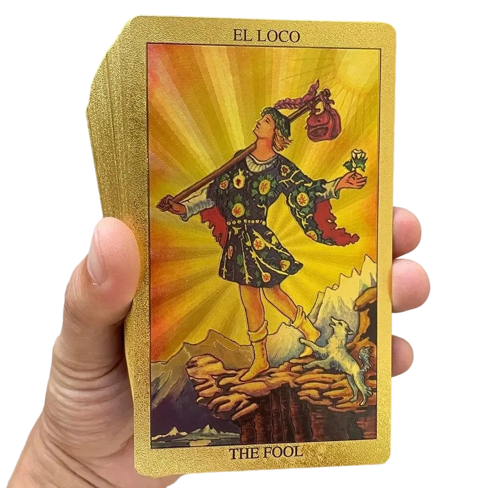 Bộ Bài Tarot Lá Vàng Cao Cấp