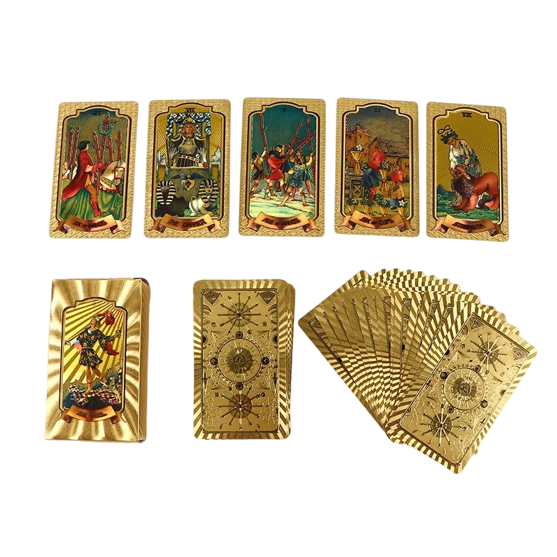 Bộ Bài Tarot Lá Vàng Cao Cấp