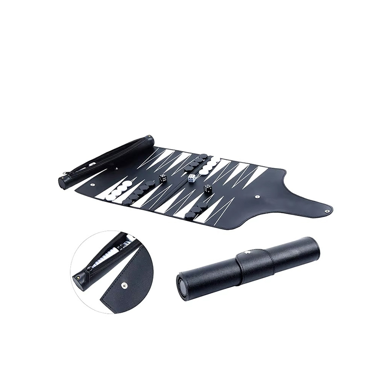 Bộ Backgammon có thể gập lại bằng da - Sự sang trọng di động để chơi game khi đang di chuyển