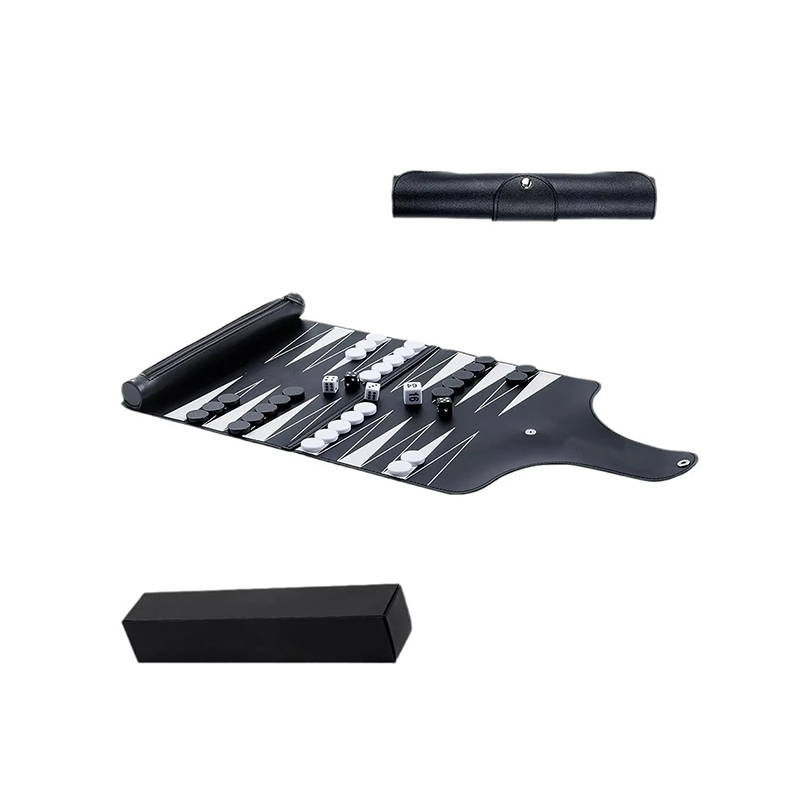 Bộ Backgammon có thể gập lại bằng da - Sự sang trọng di động để chơi game khi đang di chuyển
