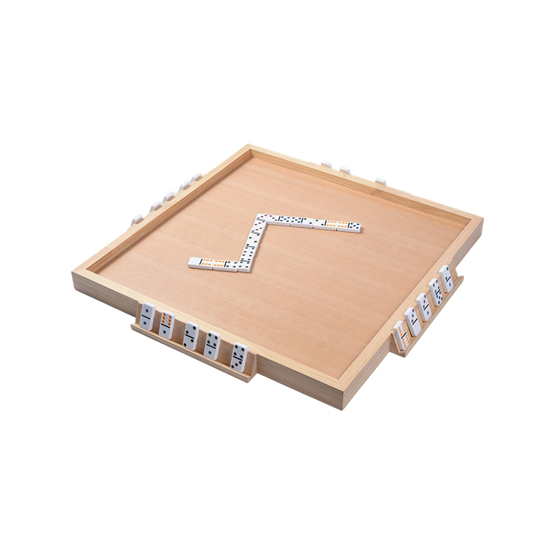 Bảng phụ kiện trò chơi bằng gỗ Bố cục dành riêng cho Domino với khay di động