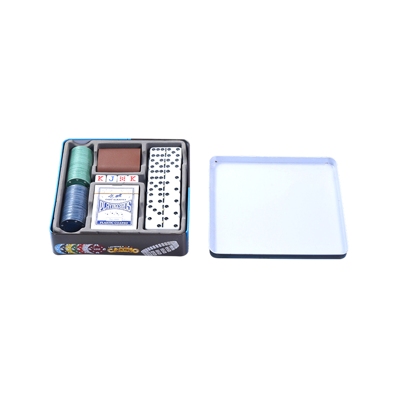 Bộ trò chơi sòng bạc 5 trong 1 Metal Tin