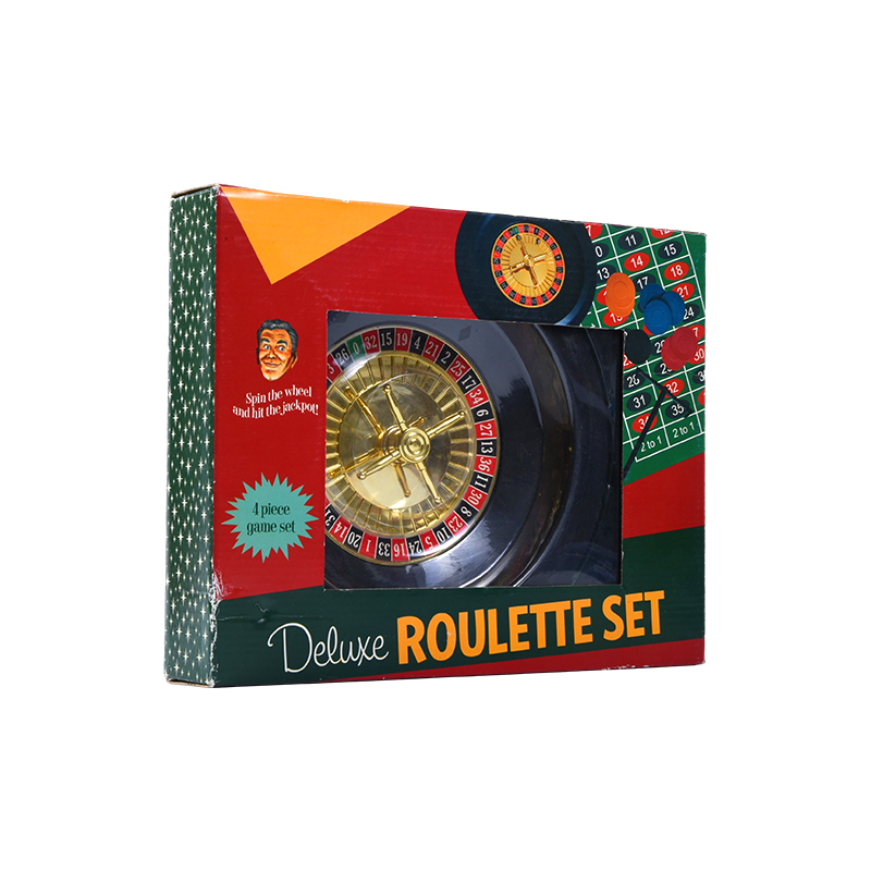 Bộ Roulette Deluxe – Bộ trò chơi 4 mảnh được đóng gói sống động