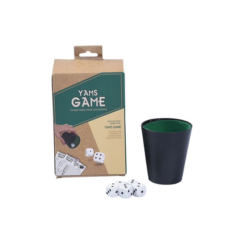 Phiên bản cốc ném di động - Bộ trò chơi xúc xắc YAMS cổ điển