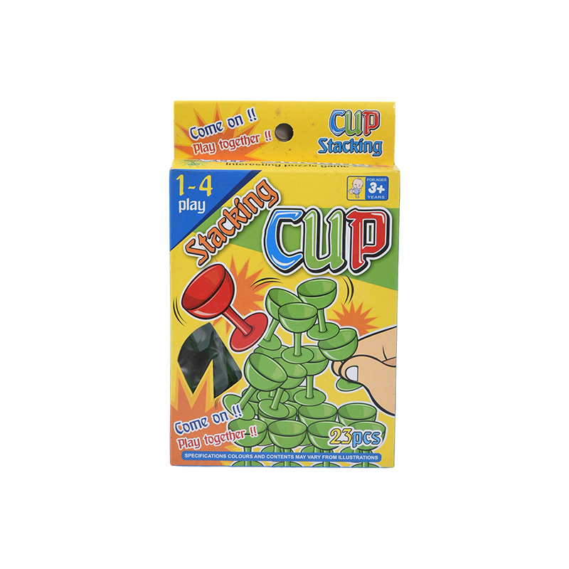 Đồ chơi phát triển cho trẻ mới biết đi - Cốc xếp chồng bằng nhựa 23 mảnh có thiết kế hoạt hình