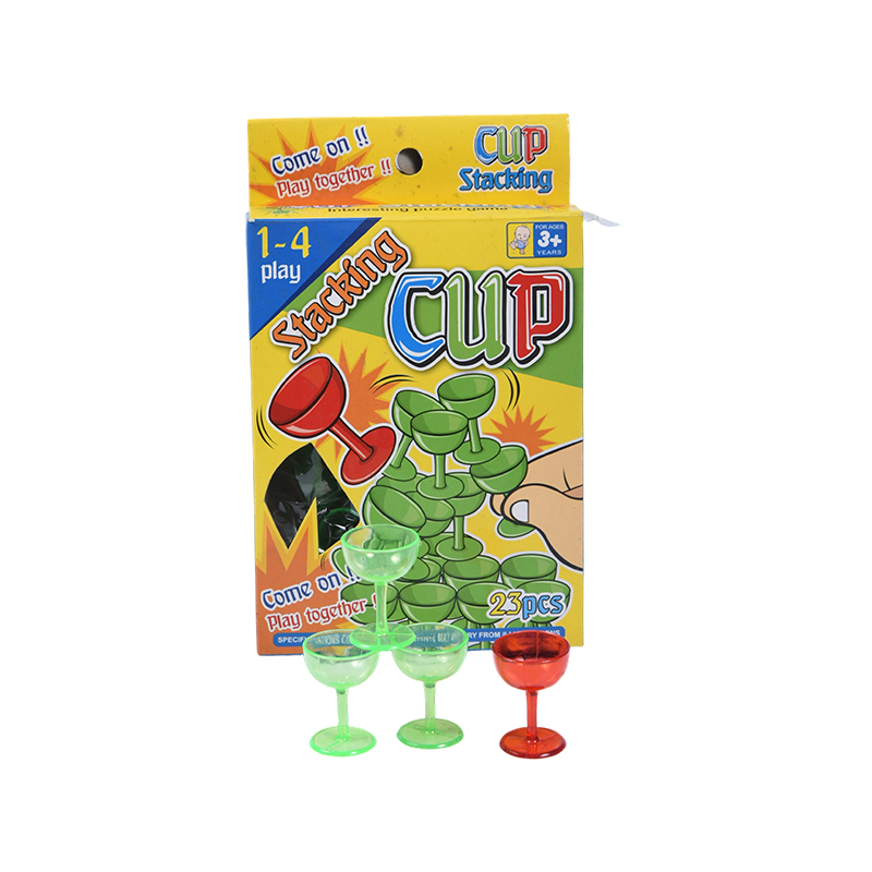 Đồ chơi phát triển cho trẻ mới biết đi - Cốc xếp chồng bằng nhựa 23 mảnh có thiết kế hoạt hình