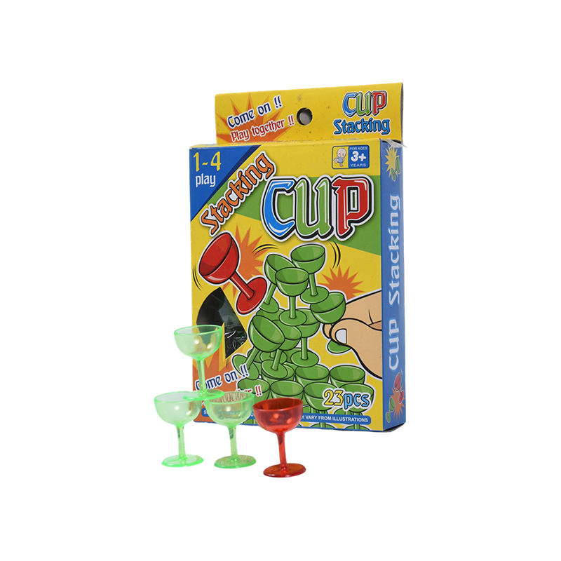 Đồ chơi phát triển cho trẻ mới biết đi - Cốc xếp chồng bằng nhựa 23 mảnh có thiết kế hoạt hình