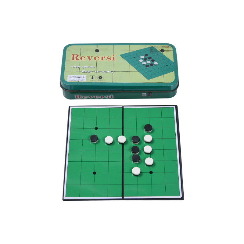 Trò chơi Reversi di động bằng kim loại màu xanh lá cây (Othello)