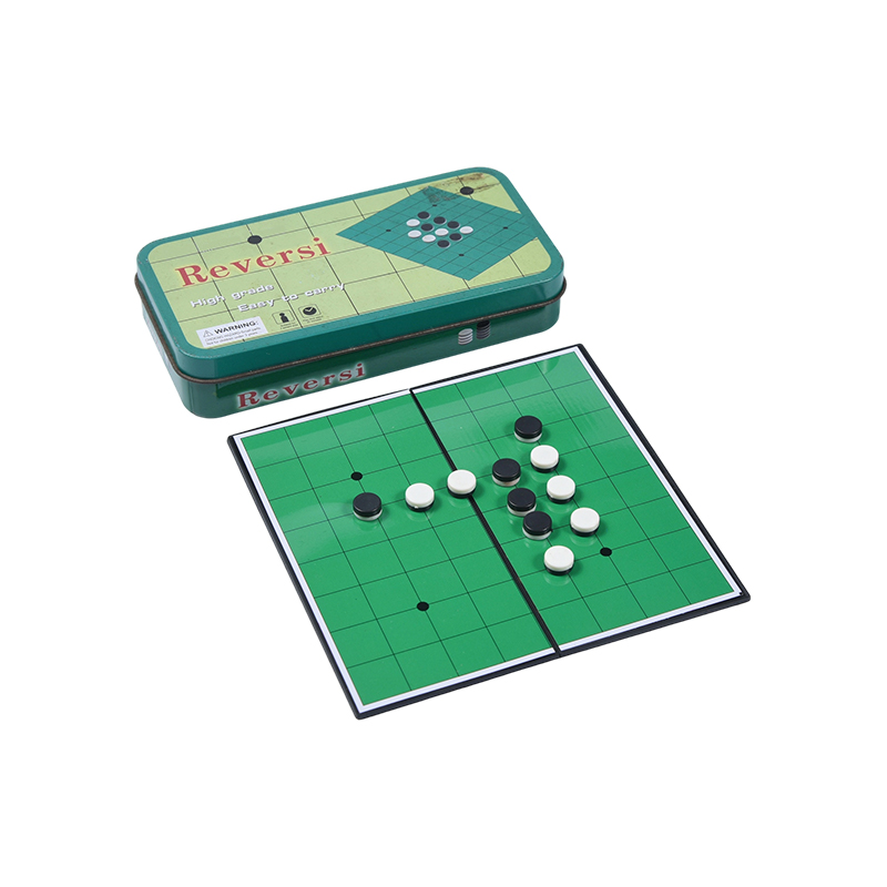 Trò chơi Reversi di động bằng kim loại màu xanh lá cây (Othello)