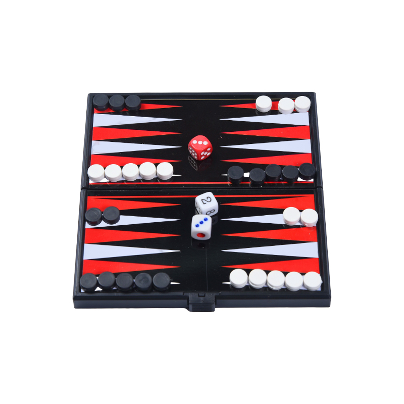 Bộ trò chơi Backgammon hai mặt từ tính di động