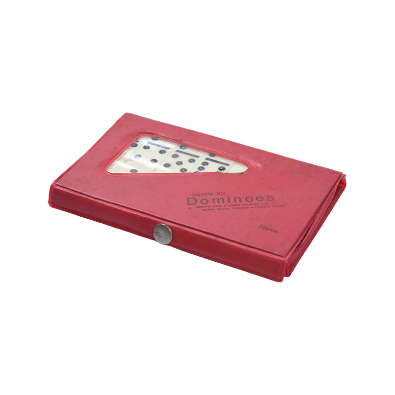 Trò chơi xếp hình cổ điển khi đang di chuyển - Bộ Domino bằng nhựa nhỏ gọn có hộp đựng di động