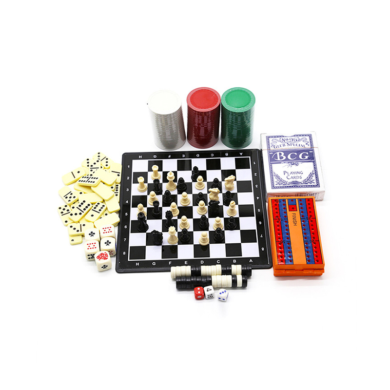 Bộ nhiều trò chơi cổ điển - Combo Cờ vua, Domino, Poker & Cờ đam