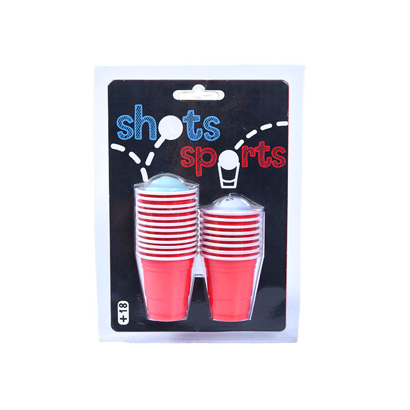 Ly Nhựa Thể Thao Shots - Bộ 18 Món Dùng Cho Trò Chơi Beer Pong Và Uống Rượu