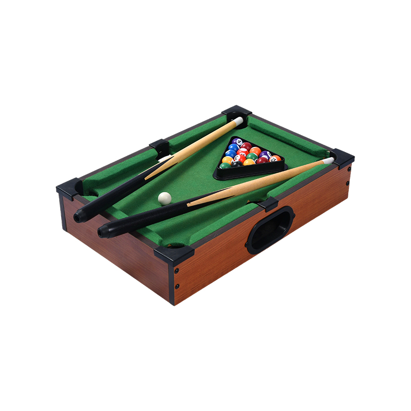 Bàn bida mini để bàn - Bộ bi-a nhỏ gọn với giá tam giác, gậy và bóng