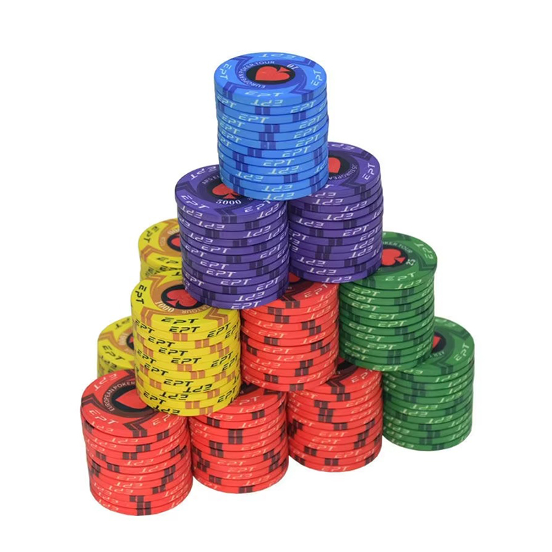 Chip Poker bằng gốm tùy chỉnh - Chất lượng cao cấp cho trải nghiệm sòng bạc đích thực