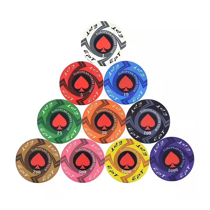 Chip Poker bằng gốm tùy chỉnh - Chất lượng cao cấp cho trải nghiệm sòng bạc đích thực